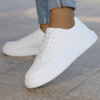Essentielle Einfarbige Sneakers für Damen | Perfekt für den Alltag