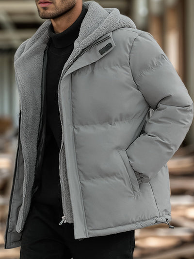 Stilvolle Lässige Warme Gepolsterte Winterjacke Für Herren | Perfekt für den Alltag