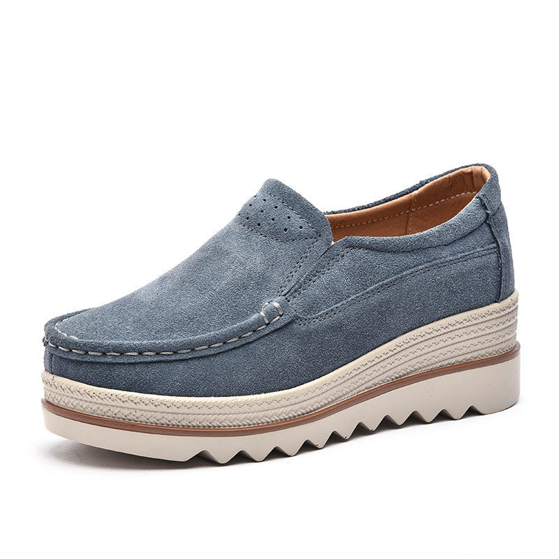 Damen Stilvolle Wildleder Slipper Freizeit Schuhe Fudus