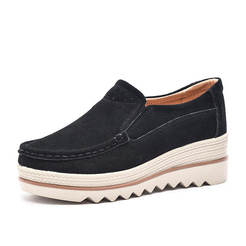 Damen Stilvolle Wildleder Slipper Freizeit Schuhe Fudus