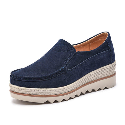 Damen Stilvolle Wildleder Slipper Freizeit Schuhe Fudus