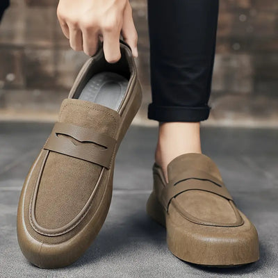 Duane - Herren Solide Lässig Bequem Loafer