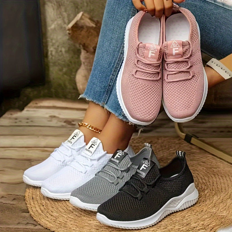 Modische Einfarbige Freizeitsneaker für Damen | Perfekt für Casual Days