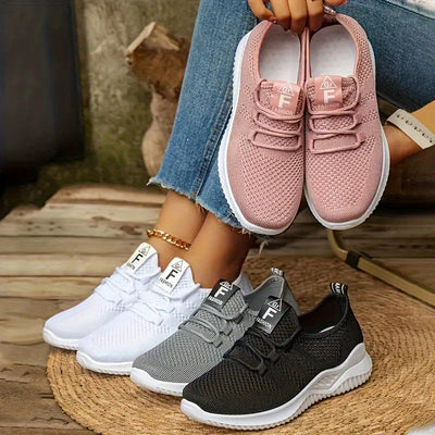 Modische Einfarbige Freizeitsneaker für Damen | Perfekt für Casual Days