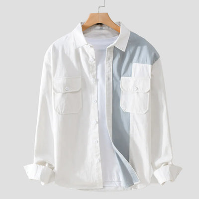 COUTURE™ PATCHWORK LANGARMHEMD