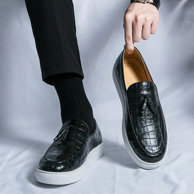 Zyrus - Herren Leder Loafers Elegant Bequem