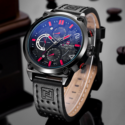 van Baerle® - Quarz-Datum-Uhr