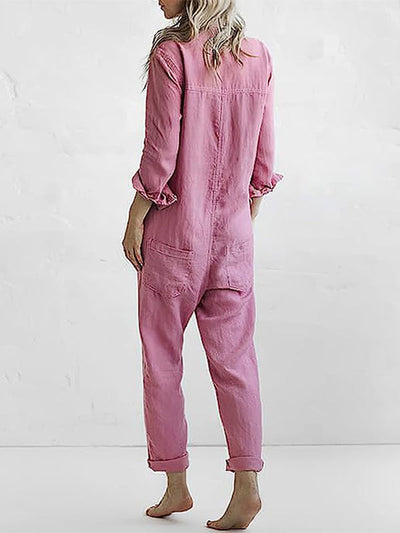 Langärmeliger Jumpsuit für Frauen