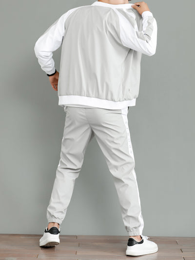 Moderner Trainingsanzug mit Knopfjacke und Hose für Herren | Perfekt für den Alltag