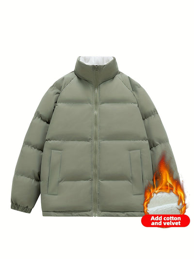 Warme modische Fleece-Puffer-Winterjacke für Damen | Perfekt für Outdoor-Aktivitäten