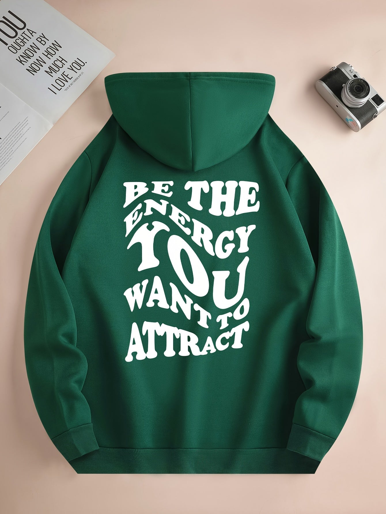 Eleganter Pullover-Hoody mit Backprint und Kapuze für Women | Perfekt für lässige Tage