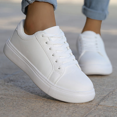 Essentielle Einfarbige Sneakers für Damen | Perfekt für den Alltag