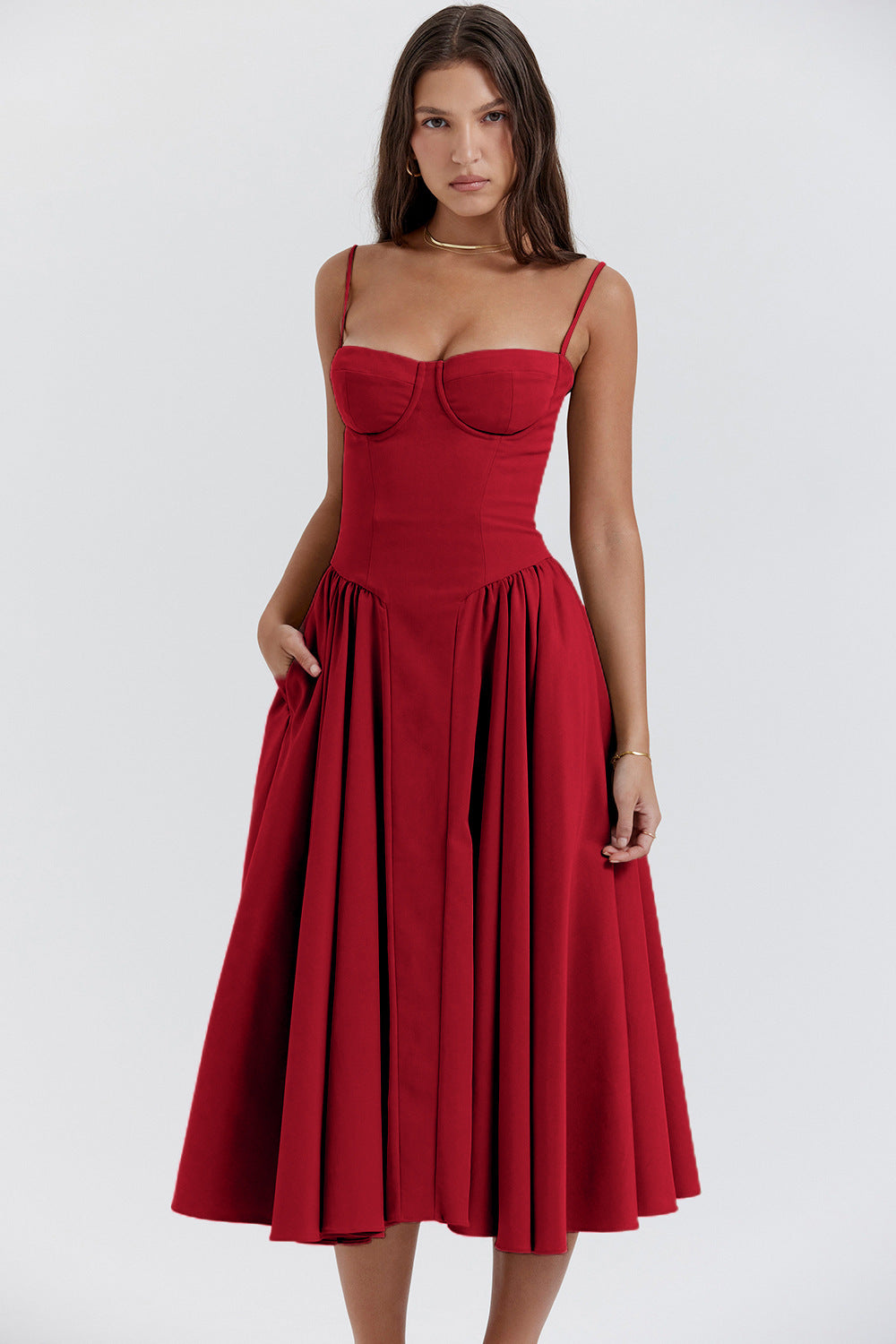 Zaniyah™ | Retro Midi Kleid