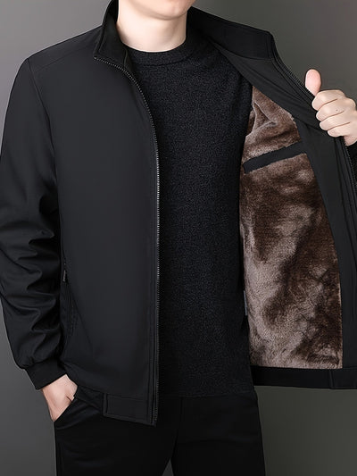 Casual Reißverschluss Vorderseite Winter Jacke Für Herren | Perfekt für Outdoor-Aktivitäten