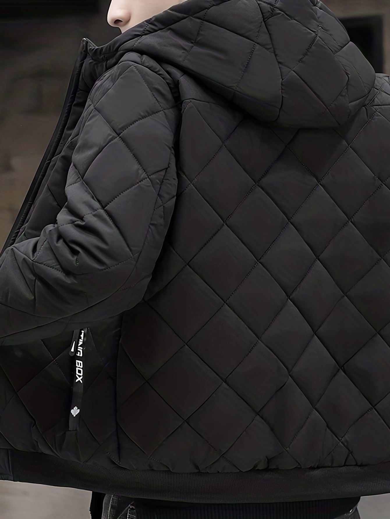 Warme Plüsch Kapuzen Winterjacke Für Herren | Perfekt für Outdoor-Aktivitäten