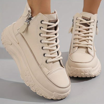 Lässige High-Top Plateau-Sneaker für Damen | Perfekt für lässige Tage