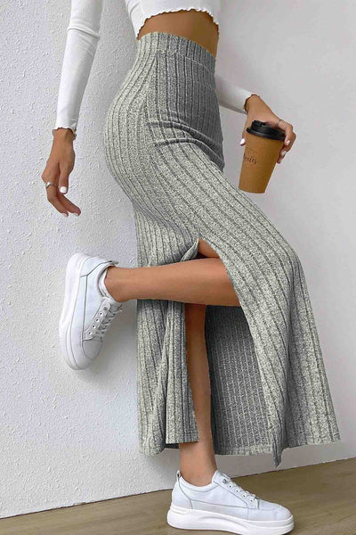 Ilven - Elegant Vielseitig Komfortabel. – Der gestrickte Rock mit Schlitz