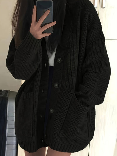 Eleganter warmer Baumwollstrickwaren-Cardigan für Damen | Ideal für jede Jahreszeit