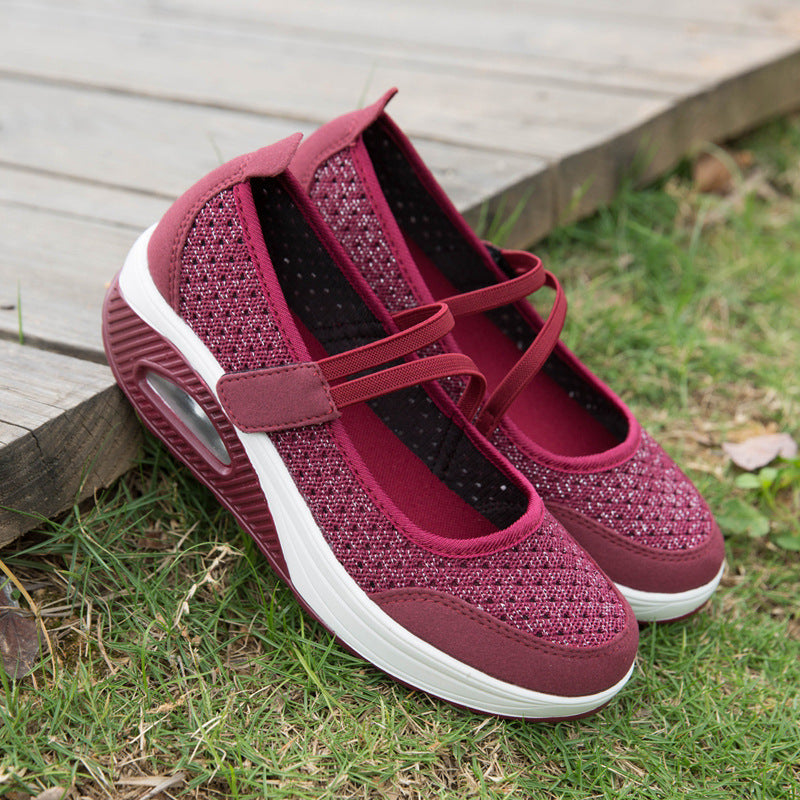 Damen Luftpolster Slip-On Wanderschuhe Fudus