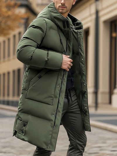 Warme Verdikte Midden-Lange Winter Jacke Für Herren | Perfekt für Freizeitaktivitäten