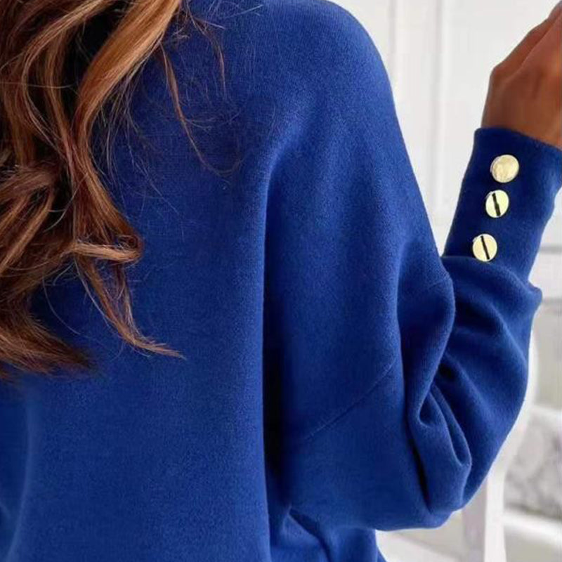 Winter Baumwollpullover V-Ausschnitt Für Damen | Perfekt für kalte Wintertage