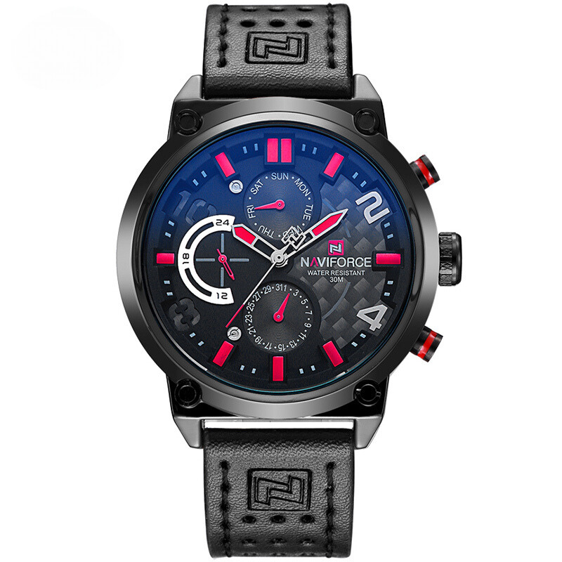 van Baerle® - Quarz-Datum-Uhr