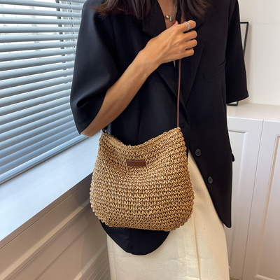 Strandtasche aus Bast | Lässige Eleganz | Praktisches Design