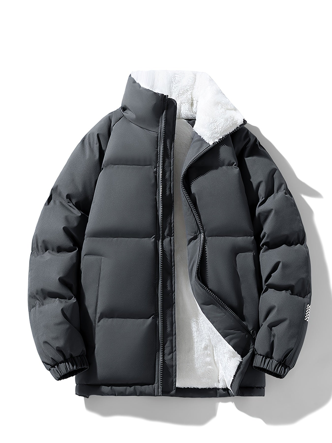 Warme modische Fleece-Puffer-Winterjacke für Damen | Perfekt für Outdoor-Aktivitäten