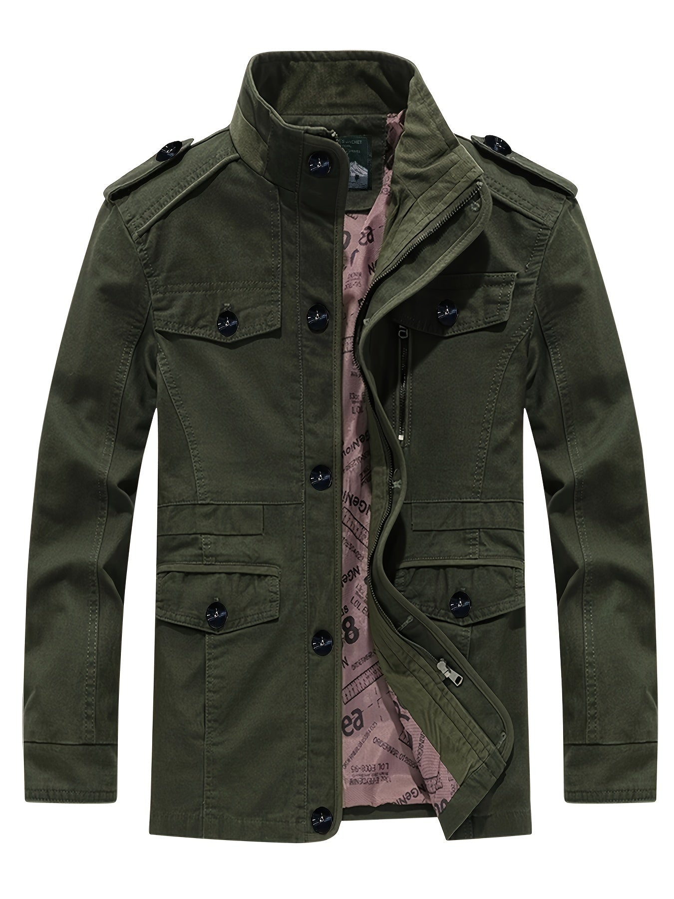 Casual Retro Stijl Katoen Winter Jacke Für Herren | Ideal für Winter