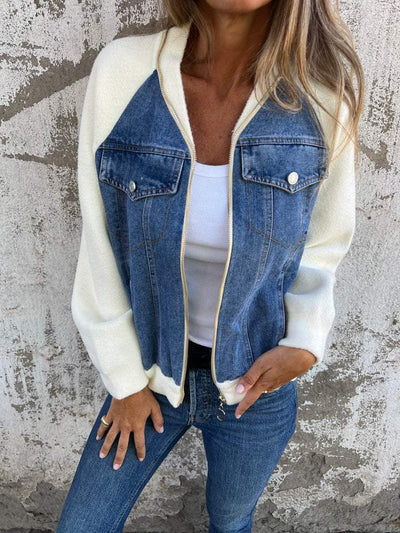 VanBruggen™ | Lässige Jacke mit Reißverschluss und V-Ausschnitt