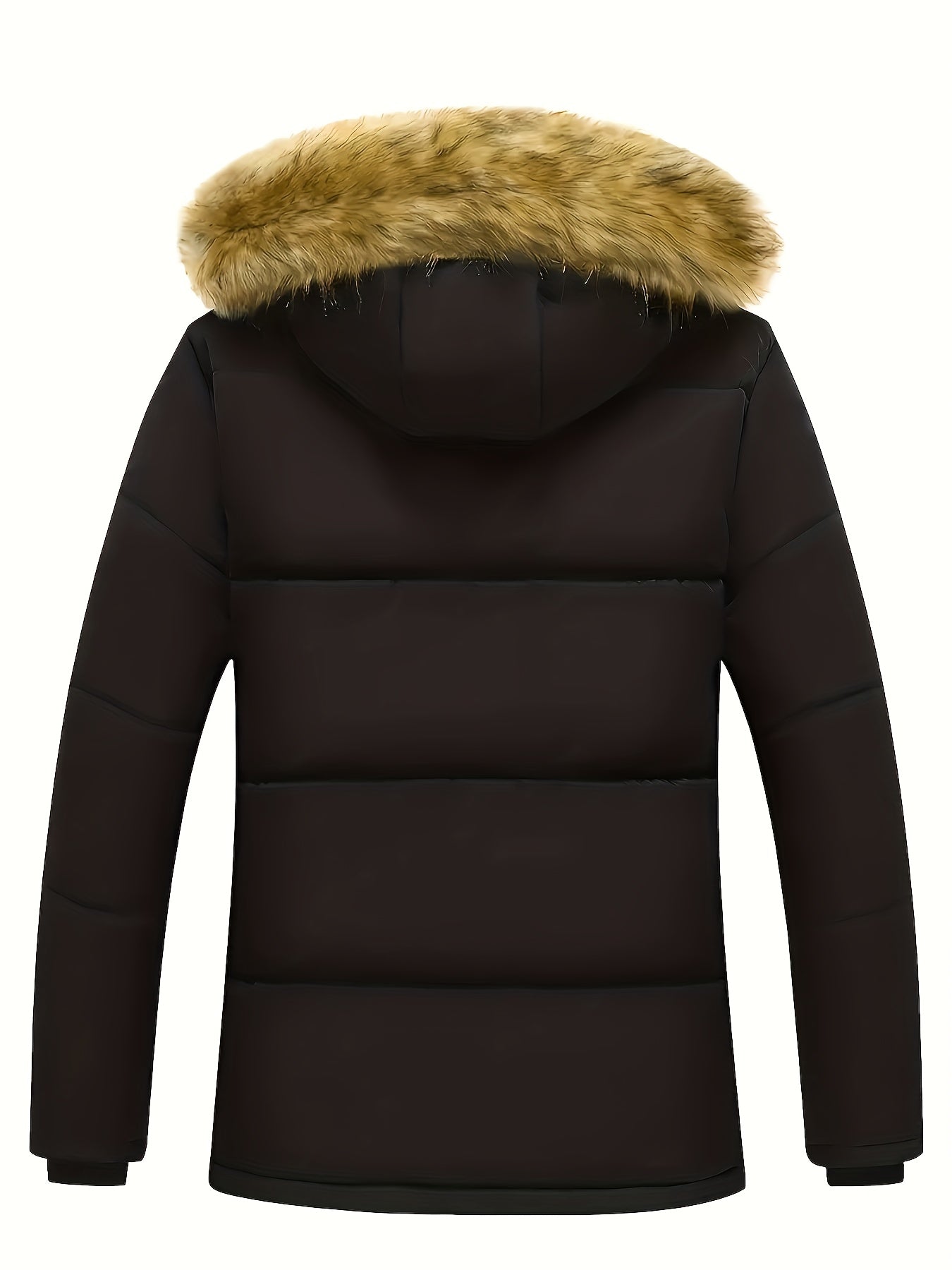 Warme Reißverschluss Gepolsterte Winter Jacke Für Herren | Perfekt für Outdoor-Aktivitäten
