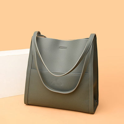 Vegane Leder Umhängetasche mit großem Stauraum und elegantem Design
