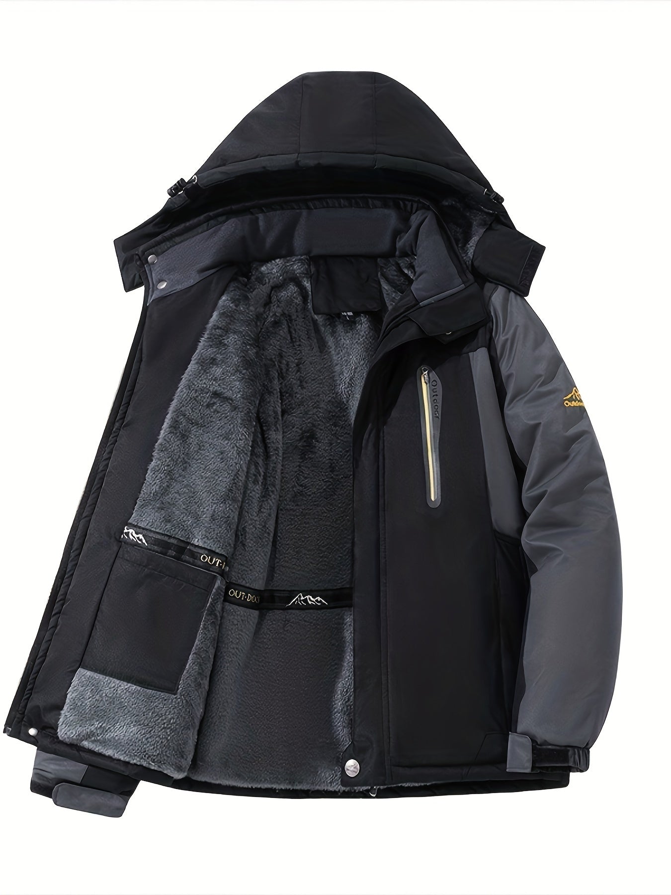 Warme Fleece Winter Jacke Für Herren | Perfekt für Outdoor-Aktivitäten