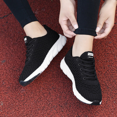 Damen Leichte Atmungsaktive Strick-Sneakers Fudus