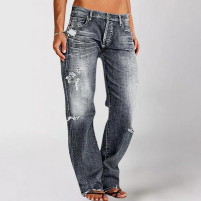 Elaris - Vintage Vibes mit modernem Twist – Die Wide-Leg Denim Jeans im Retro-Stil
