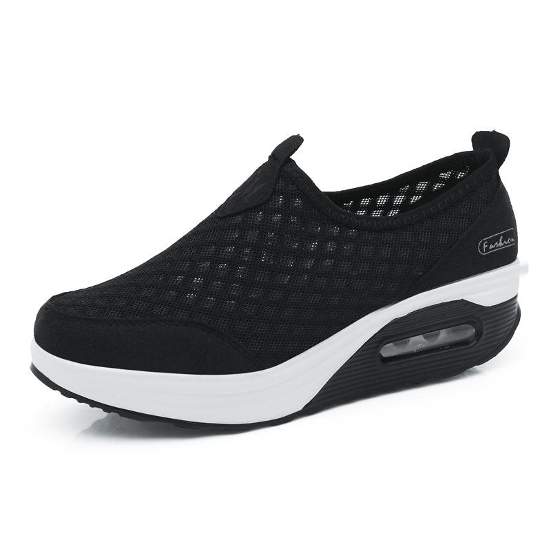 Damen Slip-On Mesh Sneakers mit Air Cushion Technologie Fudus