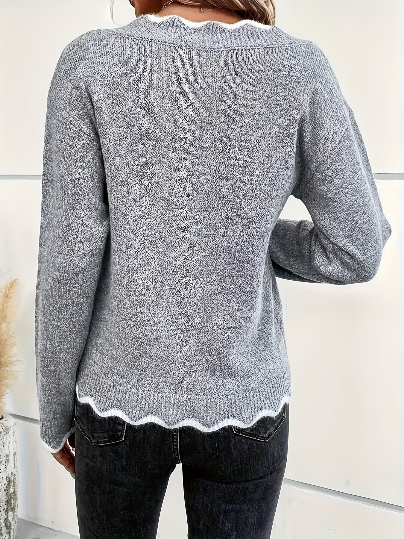 Coleen – Langärmeliger Strickpullover