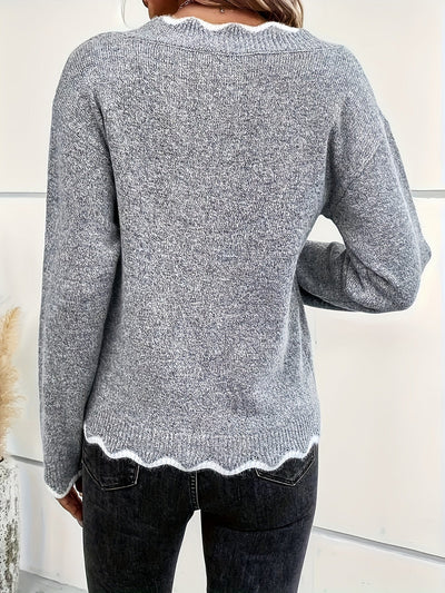 Coleen – Langärmeliger Strickpullover