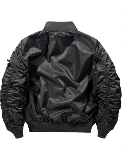 Warme Bomber Taktische Outdoorjacke Mit Stehkragen Für Herren | Perfekt für Outdoor-Aktivitäten