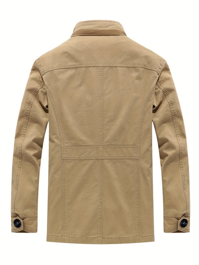 Casual Retro Stijl Katoen Winter Jacke Für Herren | Ideal für Winter
