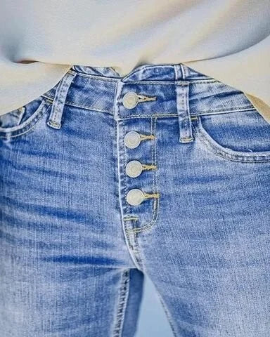 Stylische High Waist Jeans für den Herbst/Winter mit perfektem Sitz