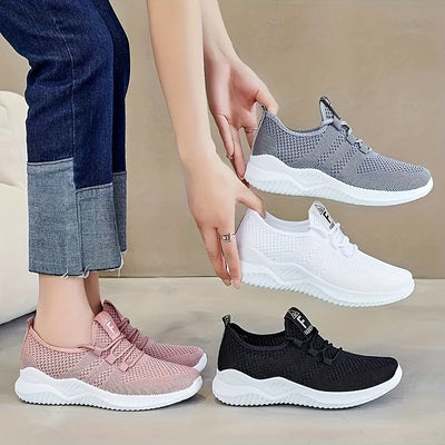 Modische Einfarbige Freizeitsneaker für Damen | Perfekt für Casual Days