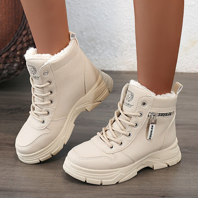 Stylische Casual-Winter-Sneaker für Damen mit Festlichem Touch | Ideal für Winter