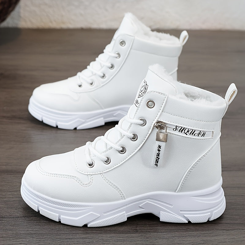 Stylische Casual-Winter-Sneaker für Damen mit Festlichem Touch | Ideal für Winter