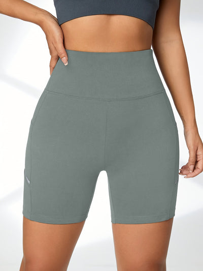 ActiveFlex™ – Damen Sport Shorts mit hoher Taille und praktischen Taschen