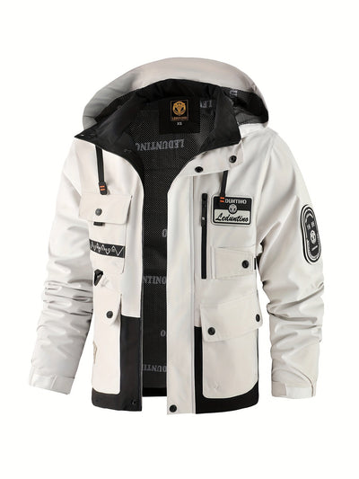 AeroShield™ – Moderne Herren Übergangsjacke mit Kapuze