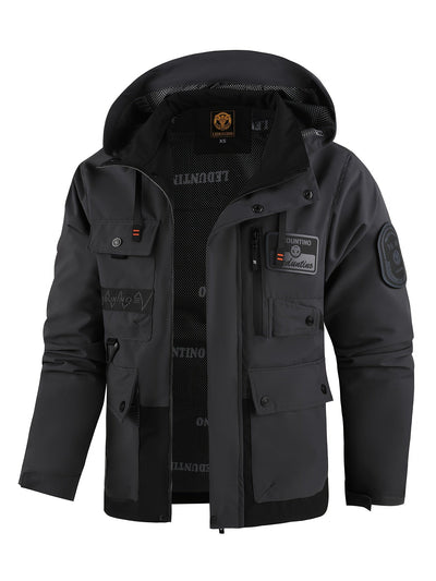 AeroShield™ – Moderne Herren Übergangsjacke mit Kapuze