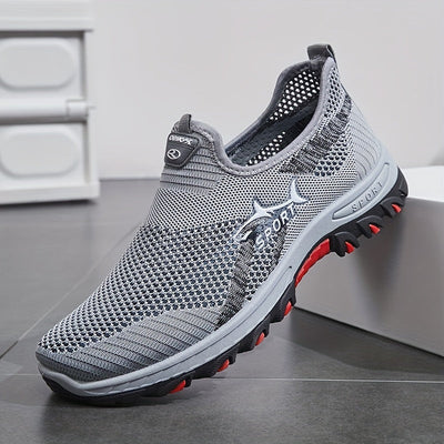 AeroStride™ – Herren Slip-On Sneaker mit Atmungsaktivem Mesh