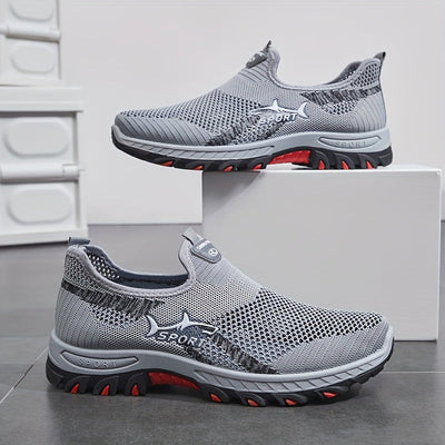 AeroStride™ – Herren Slip-On Sneaker mit Atmungsaktivem Mesh