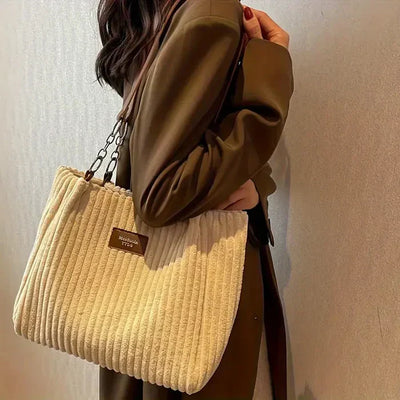Elegante Cordtasche | Weiche Struktur | Trendiges Design